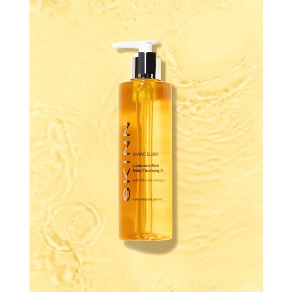 SKINN Divine Elixir Luminous Body Cleansing Oil with Manuka Honey New 8oz - Picture 2 of 5